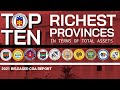 Top 10 richest provinces in the Philippines | 2021 RELEASED COA REPORT base on total assets in 2019