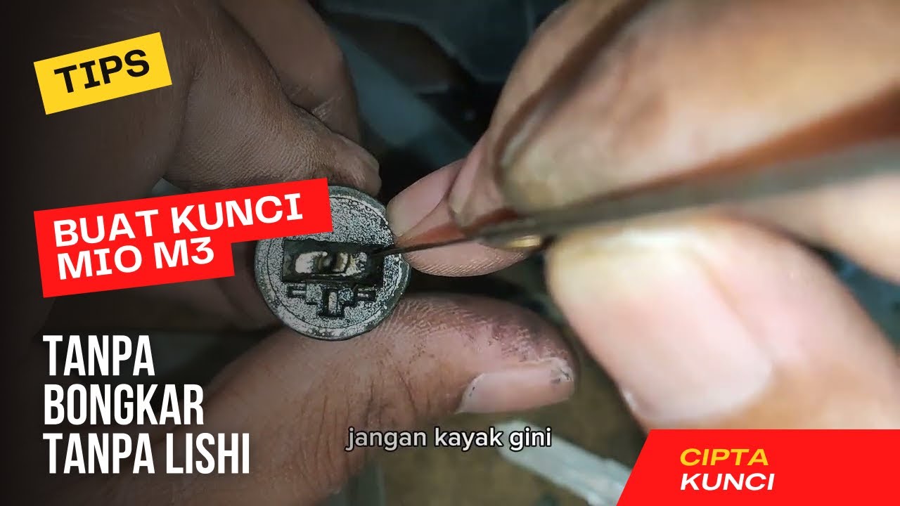 TIPS BUAT KUNCI MIO M3 TANPA BONGKAR TANPA LISHI
