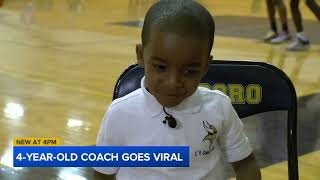 "Lil Coach Bess": High school basketball coach's son steals the spotlight