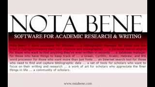What is Nota Bene? Software for academic research and writing screenshot 4