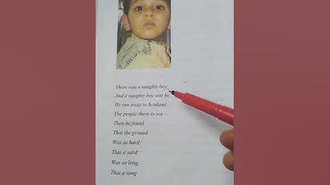 Class 4th ... English ... The Naughty Boy.. Questions Answered