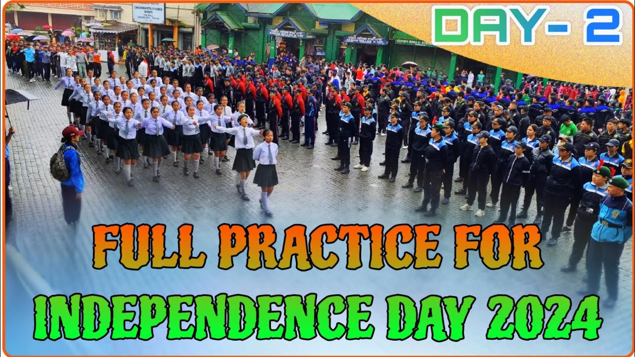 Full Practice Parade For Independence Day 2024 // Darjeeling Chowrasta // NCC Parade 