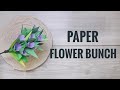 Easy and beautiful paper flowers bunch makingflowers making with paperpaper craft ideas  flowers