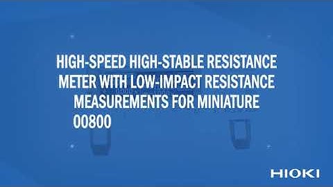 Hioki RM3542A Resistance Meter   Hioki E E  Corporation 360p, h264