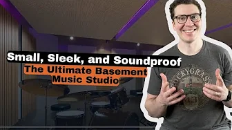 Small, Sleek and Soundproof  The Ultimate Basement Music Studio