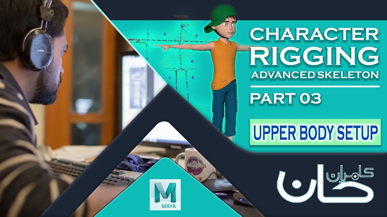 Character Rigging Part 3 using Advanced Skeleton - Upper Body Setup ...