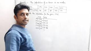 Example of Newtons Backward Interpolation Formula