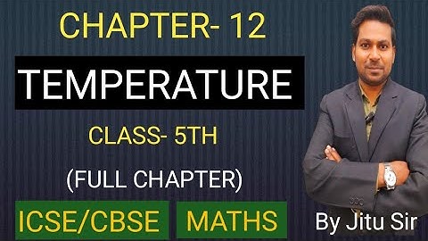 Maths/ICSE/Class 5th/TEMPERATURE by RS LEARNING #maths #icse #cbse