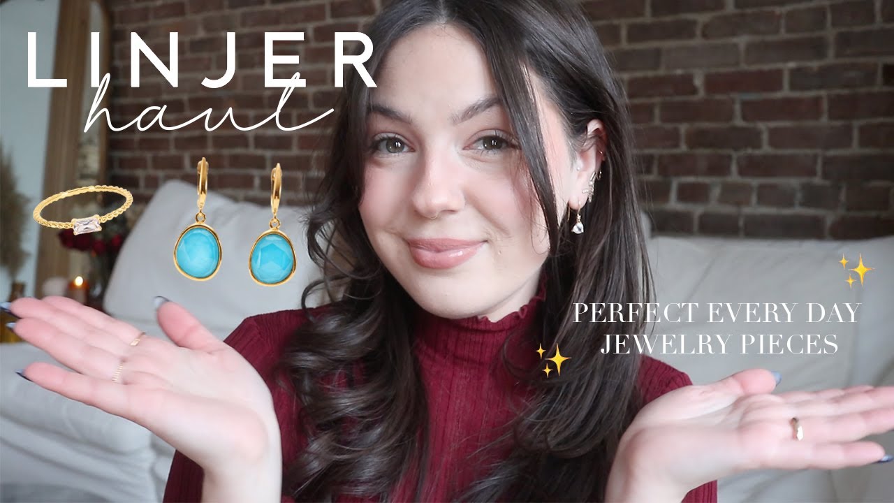 THE PERFECT EVERY DAY JEWELRY PIECES 🎀 Linjer Sustainable Jewelry Review YouTube