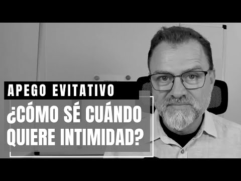 Apego Evitativo. ¿Cómo