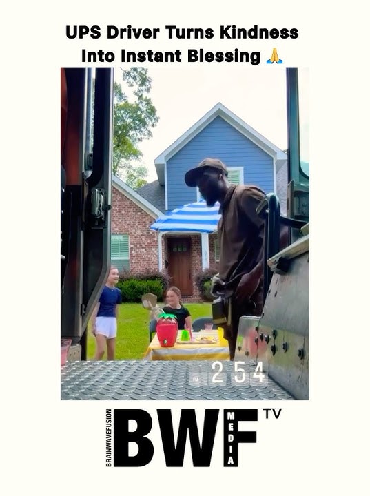 Sweetest Surprise Ever: UPS Driver Stuns Kids at Lemonade Stand 🍋