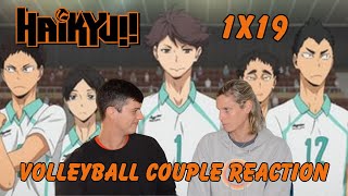 Volleyball Couple Reaction to Haikyu!! S1E19: 