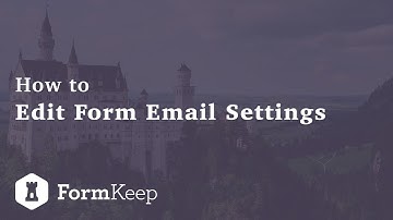 Automated Email Reply Settings - FormKeep Guide