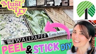 *AMAZING DOLLAR TREE diy crafts with NEW peel n stick wallpaper~ hacks, DIYs*EASY & affordable*