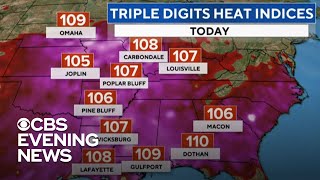 Recordbreaking heat wave scorches central U.S.