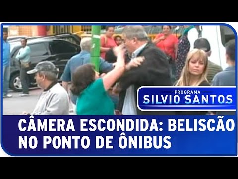 Câmera Escondida: Beliscão no Ponto de Ônibus