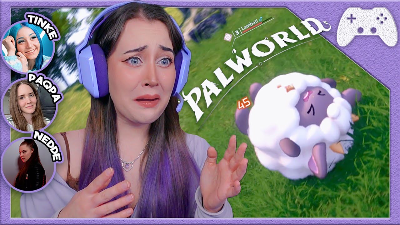 Pelataan Palworld tyttöjen kanssa (Miks näitä pitää lyödä? 😭)