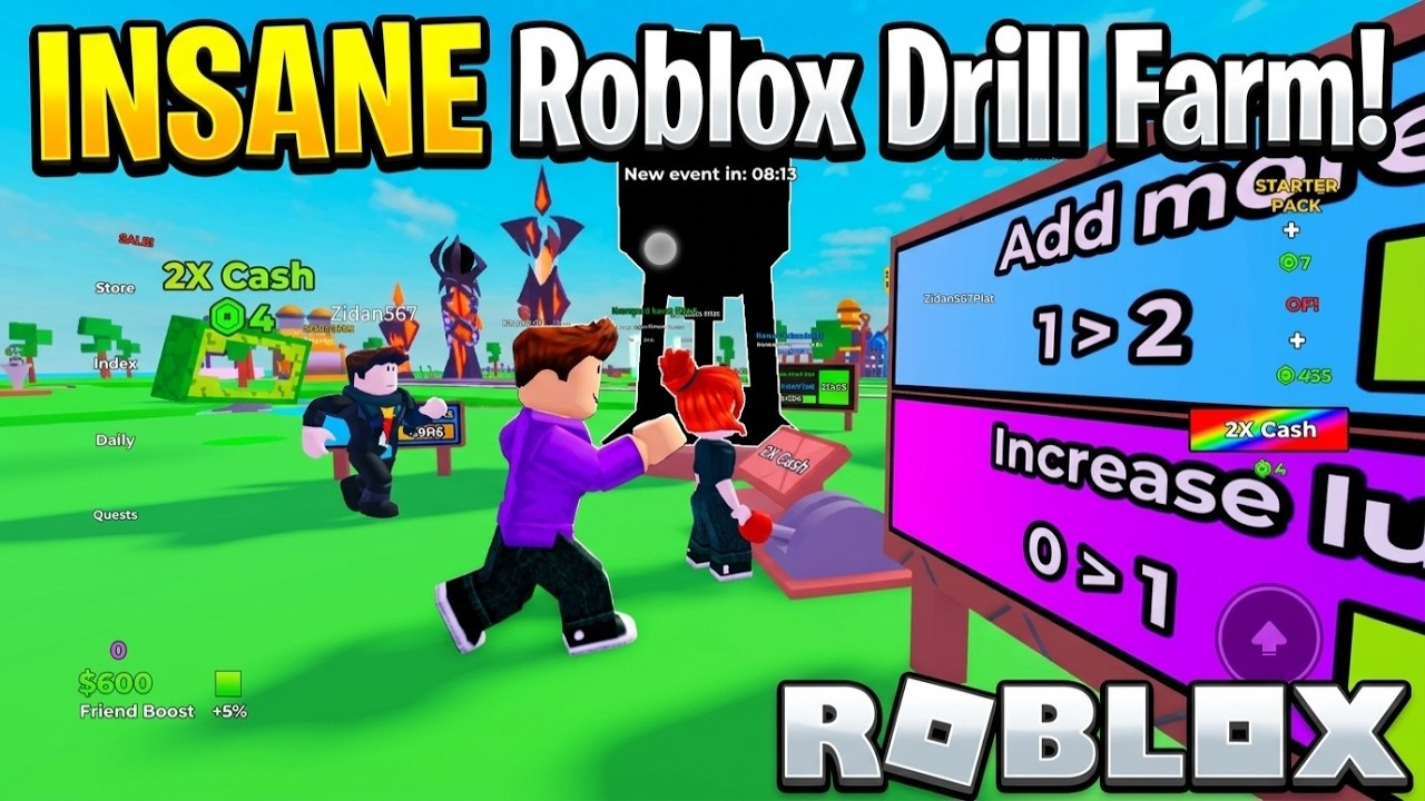 Videon pikkukuva Rakenna poratila ghellerin porilla – Ystävien porat | Roblox | Pelikuvaa, ei kommentointia, Android:lle