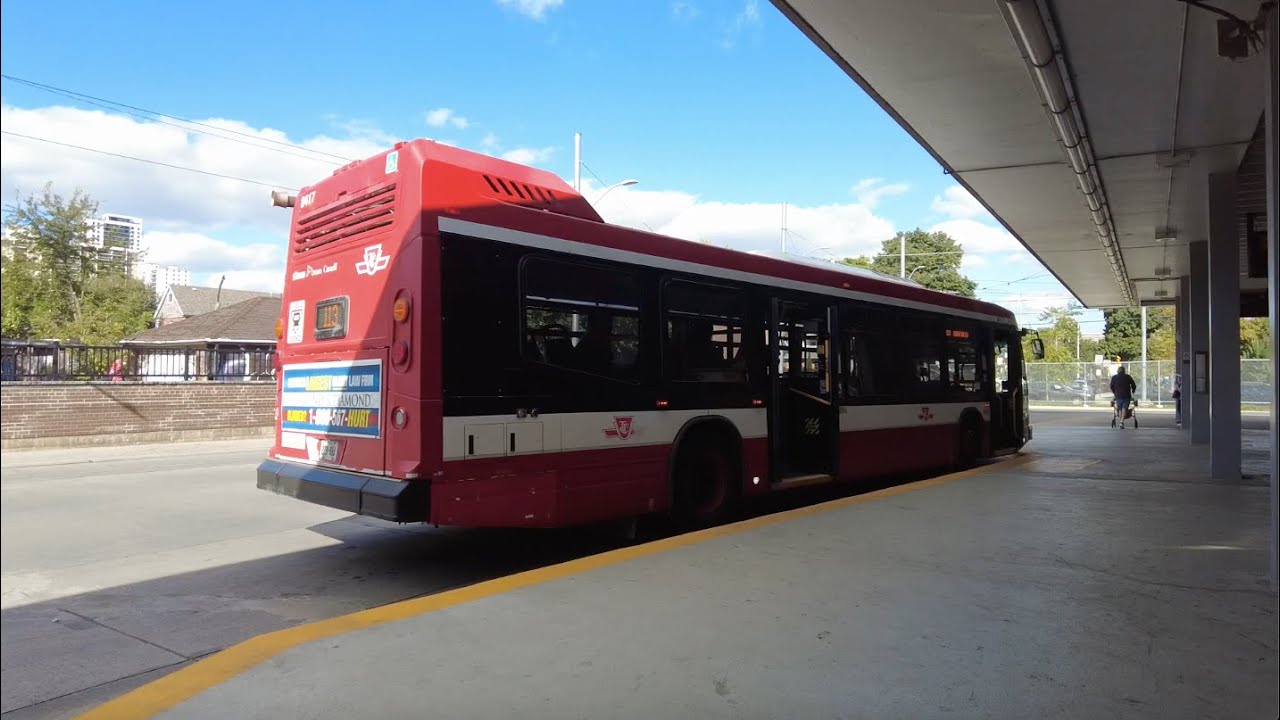 Ttc Danforth TTC 113 Danforth Bus Ride #8417 from Kennedy Stn to Main Street Stn ...