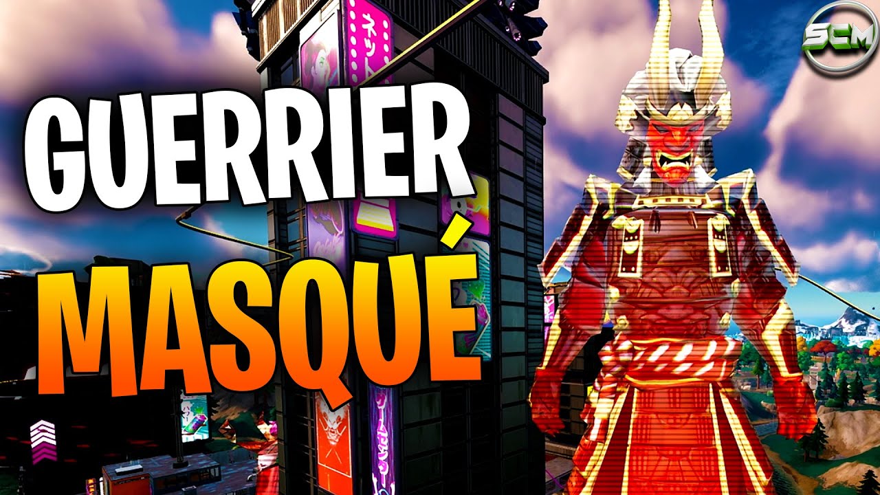 Dans la Ville il y a un Guerrier Masqué fait de Lumière... Fortnite, Astuce Emplacement Guerrier