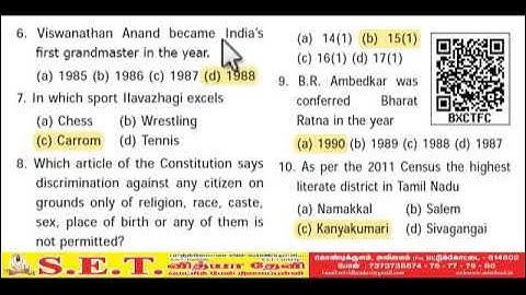 VI Social Science Civics Achieving Equality One Mark Questions