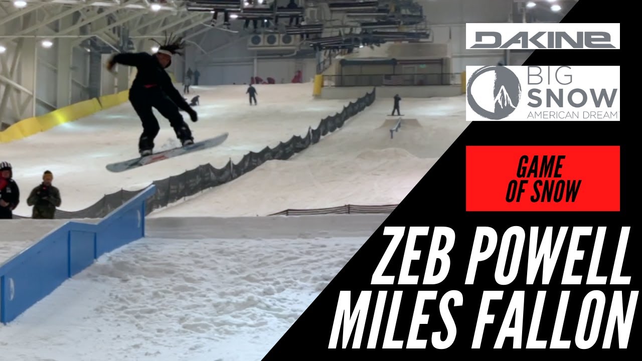 ZEB POWELL AND MILES FALLON GAME OF SNOW AT BIG SNOW AMERICAN DREAM