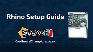 Rhino Setup Guide - Marvel Champions Core Set