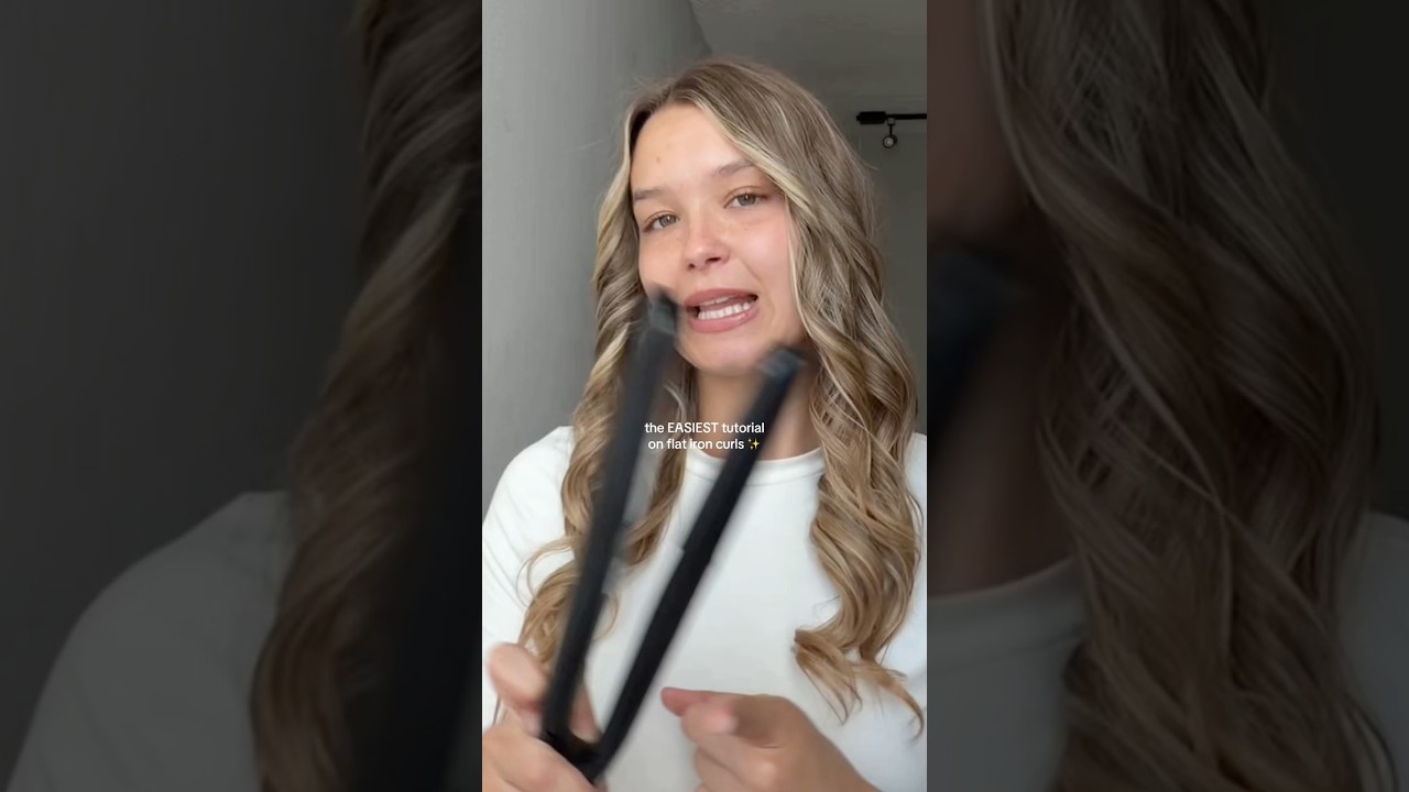 my FAV way to curl my hair now 😌✨ 