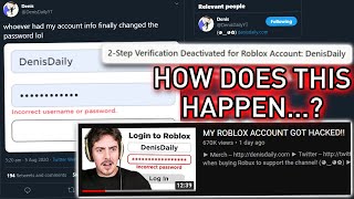 Roblox Youtuber Denis Got Hacked Youtube - i hacked deines daily roblox