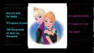 For the First Time in Forever (Frozen) Sing With me chords