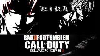 COD Black Ops 2 Emblem Tutorial - Death Note Kira