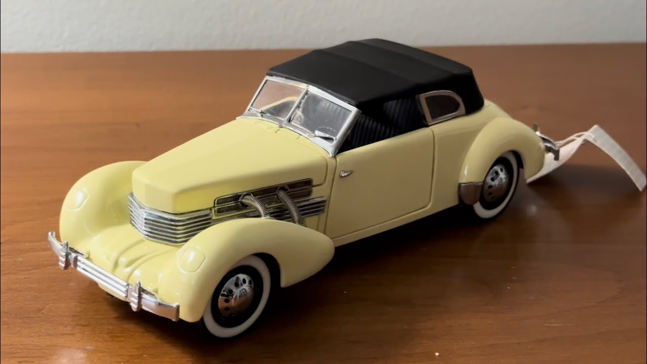 Franklin Mint Cord 812 Phaeton Unboxing and Review (Scale 1/24