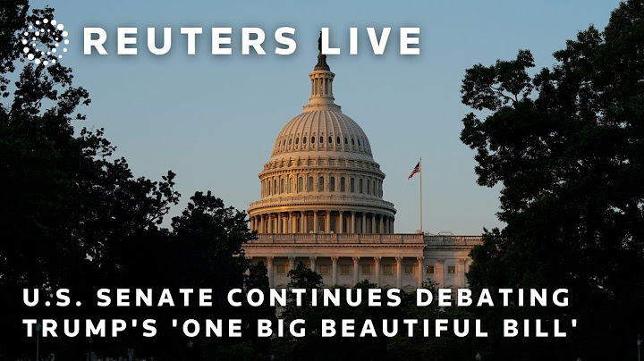 LIVE: Senate continues debating Trump's 'One Big Beautiful Bill Act'