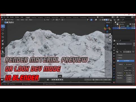 How to render material preview ( look dev. mode ) in blender 3.0.