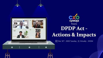 DPDP Act Explained | Actions, Compliance Impact & Enforcement Readiness | Expert Panel Discussion