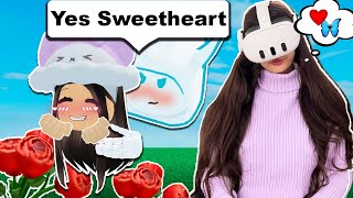 I Asked My CRUSH To Be My Valentine..❤️ (Roblox Vr Hands)