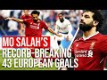 Mo Salah’s Record Breaking 43 European Goals | Liverpool FC