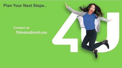 UNIT4 PSA Time and Expense Management V2