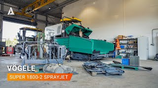 VÖGELE SUPER 1800-2 SPRAYJET repair - ALTCON Equipment