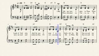 I'll Live for Him (Key of D with Chords) by C.B. Dunbar