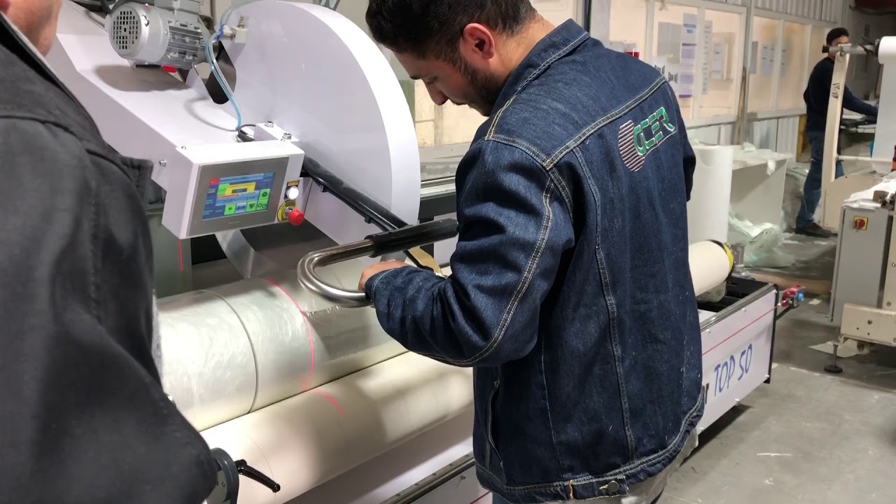 Decopeuse des rouleaux pour Fibre de Verre Mat, Prepegs, Multiaxial — free download
