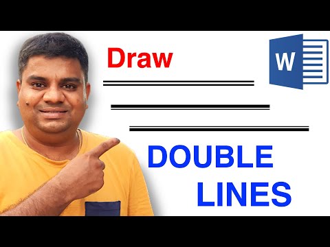 How To Draw Double Line In Word ( MS Word )
