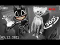 VR 360° Huggy Wuggy and Cartoon Cat in real life / They got into the house and ...😱👹