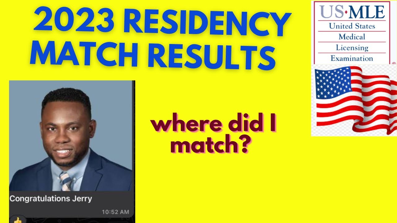 2023 Main Residency match results Reaction YouTube