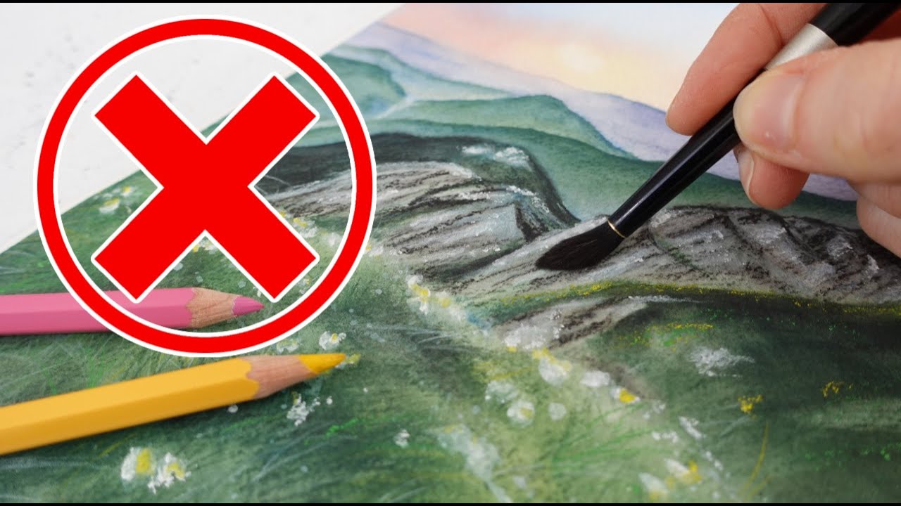 The BIGGEST Mistake Beginners Make in Watercolor Pencil YouTube