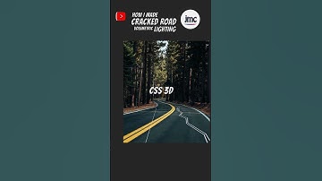 HTML SVG CSS JavaScript Effects | Volumetric Lighting Animation Cracked Road  @jmc23id