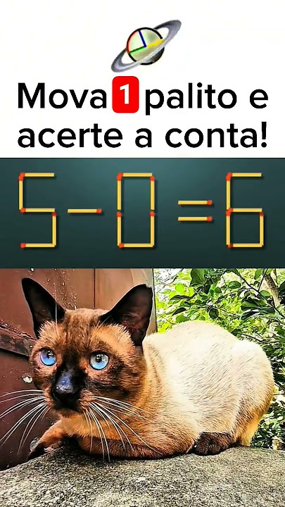 MOVA 1 PALITO E CORRIJA A CONTA NO DESAFIO DE RACIOCÍNIO LÓGICO!