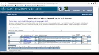 Registering in WebAdvisor Net Worth