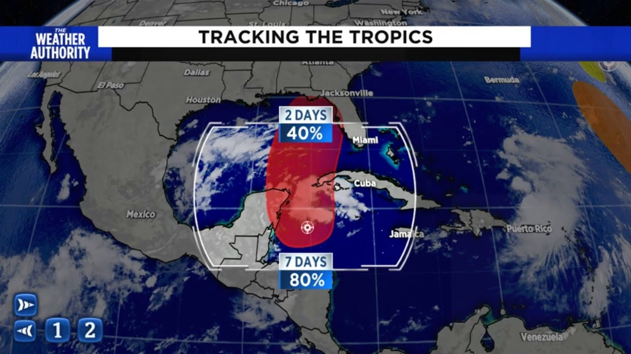 Latest on rain chances for tonight and watching the tropics for next ...