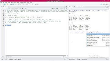 Array in R